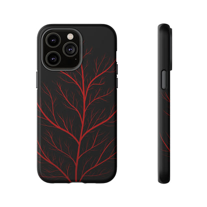 Crimson Branch Tough Phone Case