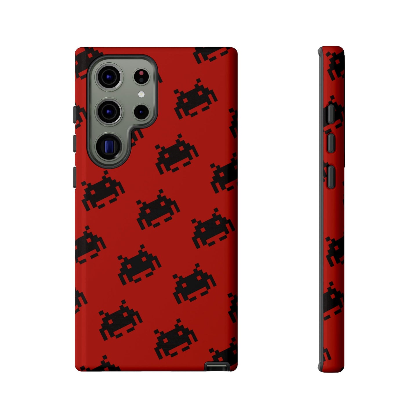 Red Pixel Alien Tough Phone Case