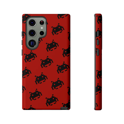 Red Pixel Alien Tough Phone Case