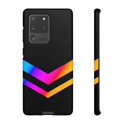 Neon V-Stripe Tough Phone Case