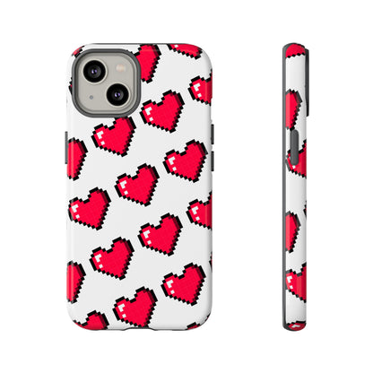 Pixel Heart Tough Phone Case