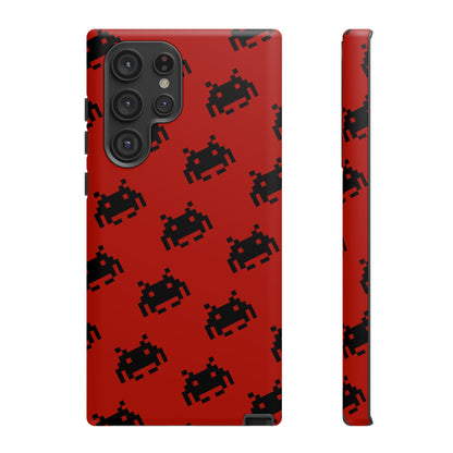 Red Pixel Alien Tough Phone Case