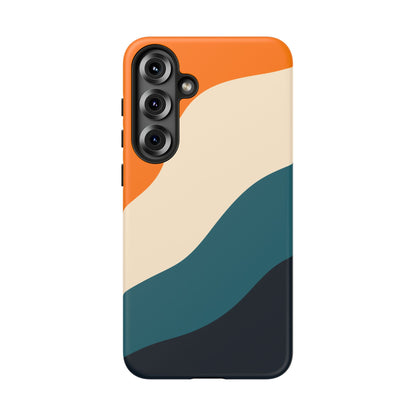 Blue Tide Wave Tough Phone Case