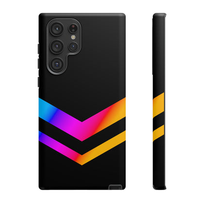 Neon V-Stripe Tough Phone Case