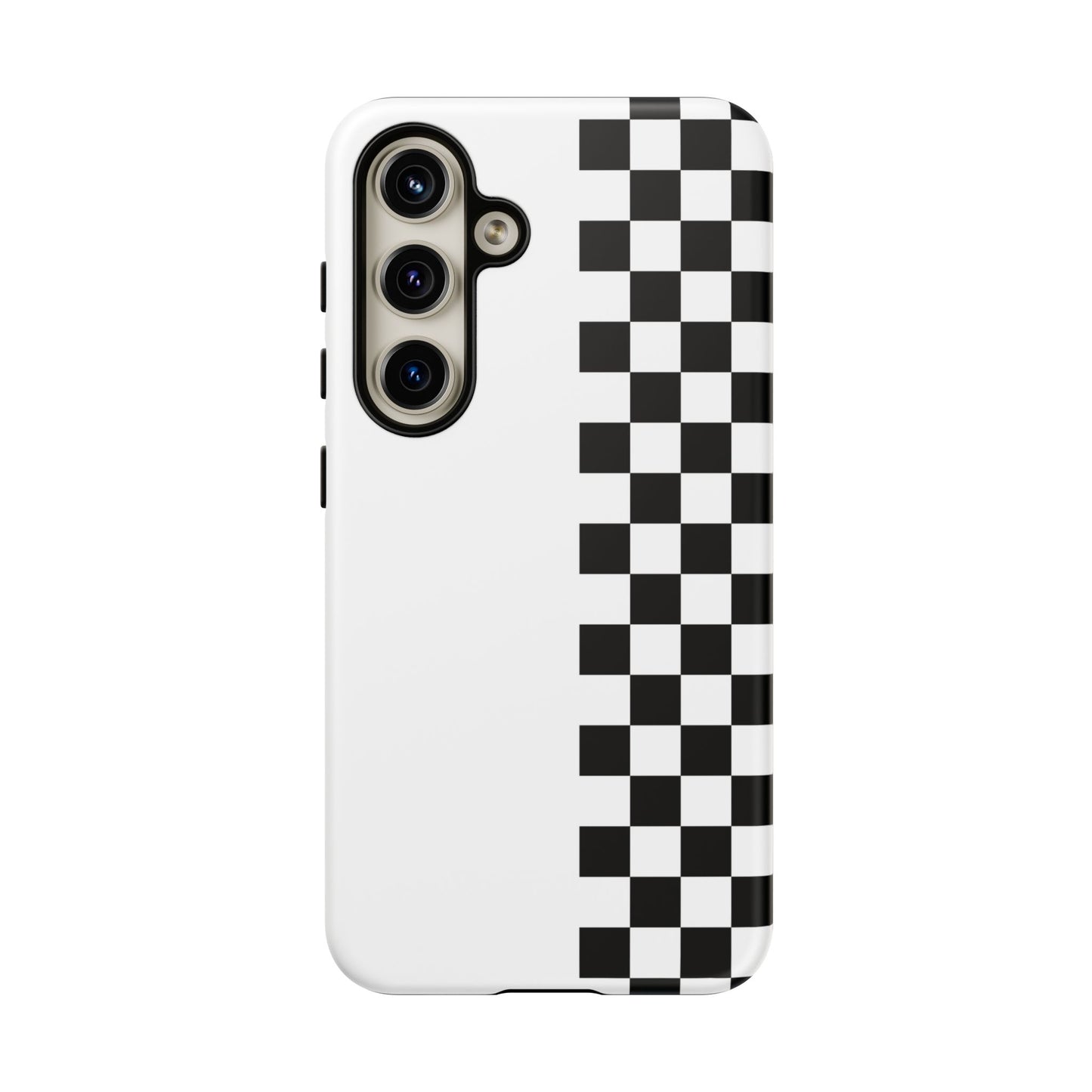 Checker Stripe Tough Phone Case
