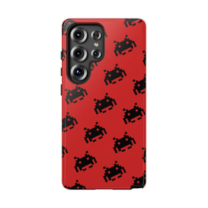 Red Pixel Alien Tough Phone Case
