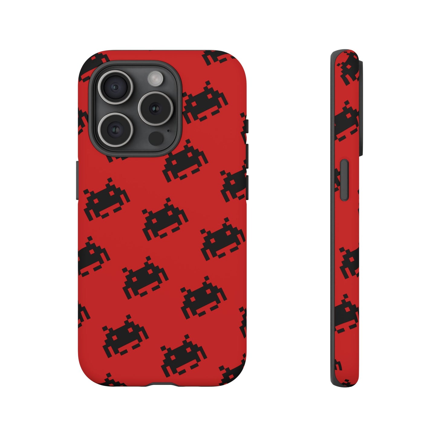 Red Pixel Alien Tough Phone Case