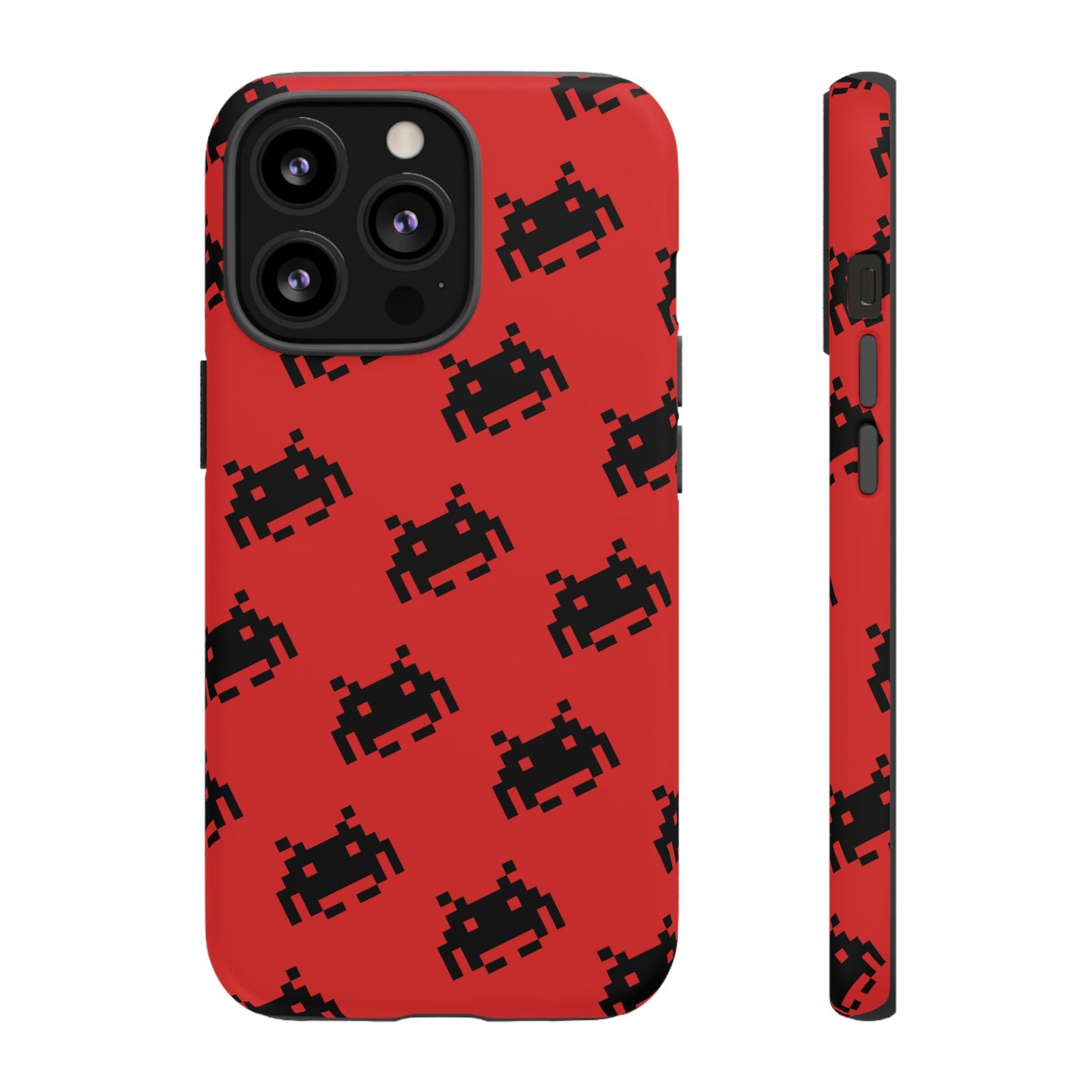 Red Pixel Alien Tough Phone Case