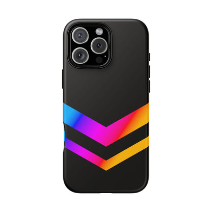 Neon V-Stripe Tough Phone Case