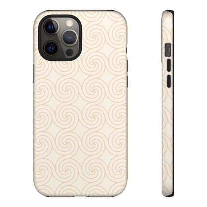 Soft Sand Spiral Tough Phone Case