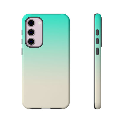 Aqua Cream Gradient Tough Phone Case