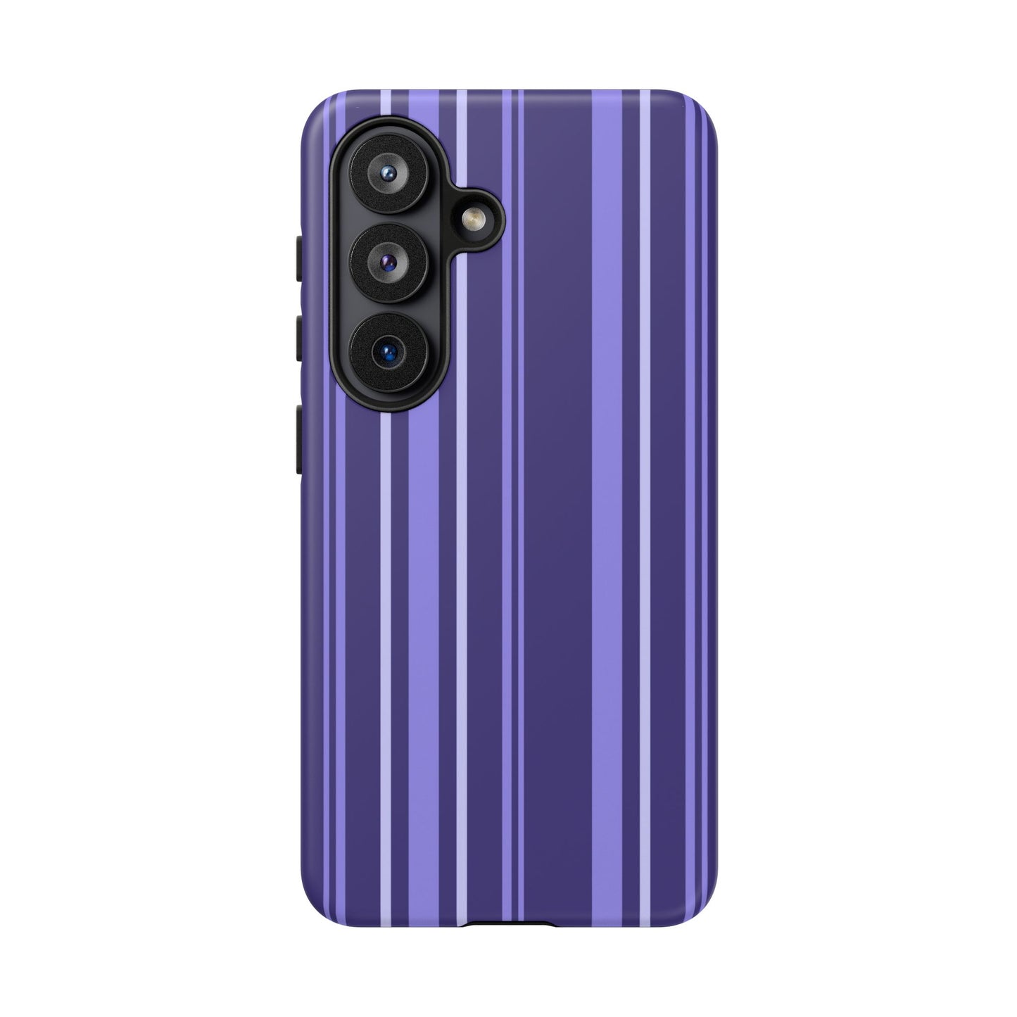 Berry Violet Stripe Tough Phone Case