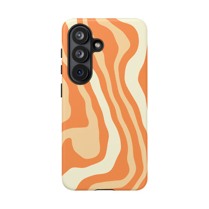 Peach Cream Swirl Tough Phone Case