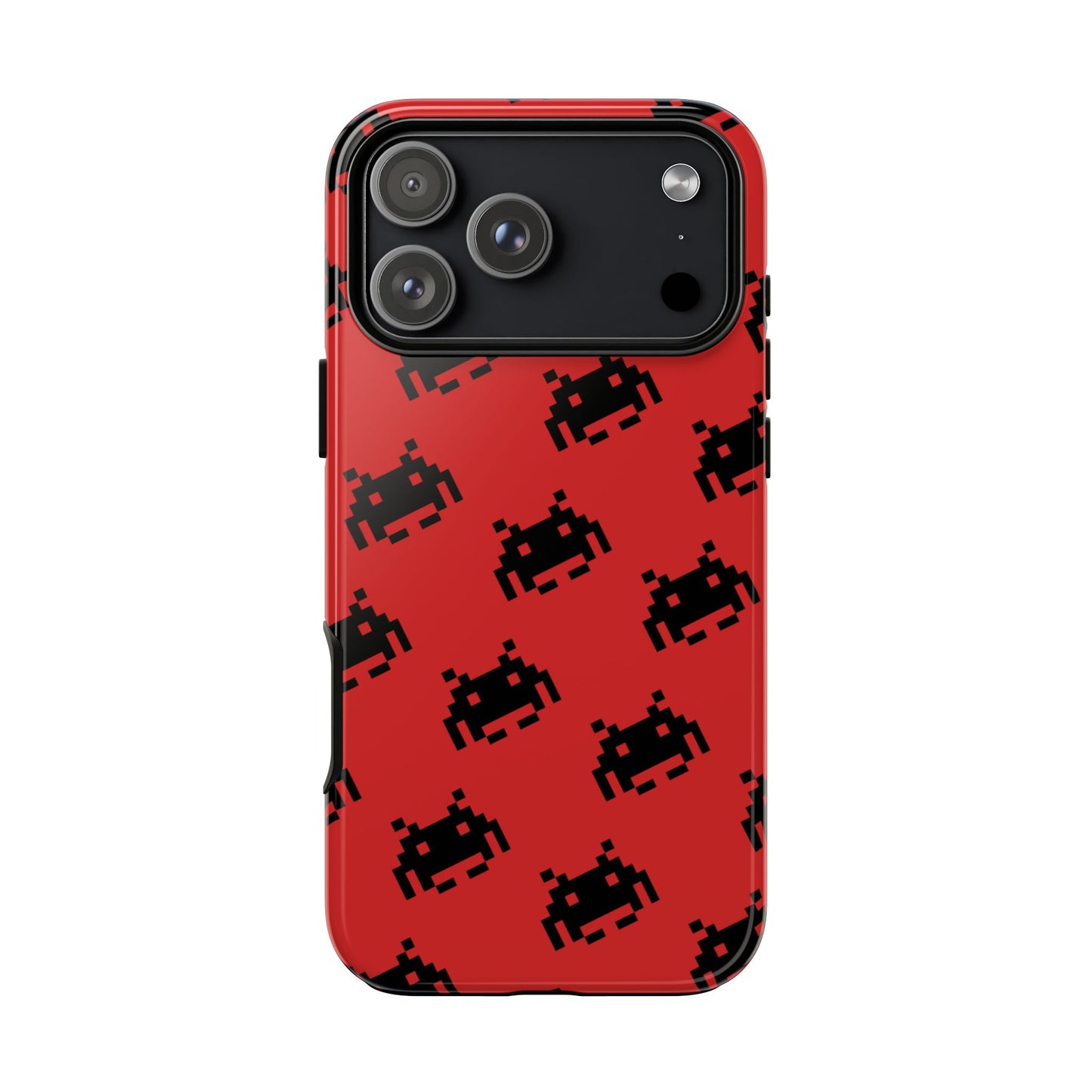 Red Pixel Alien Tough Phone Case