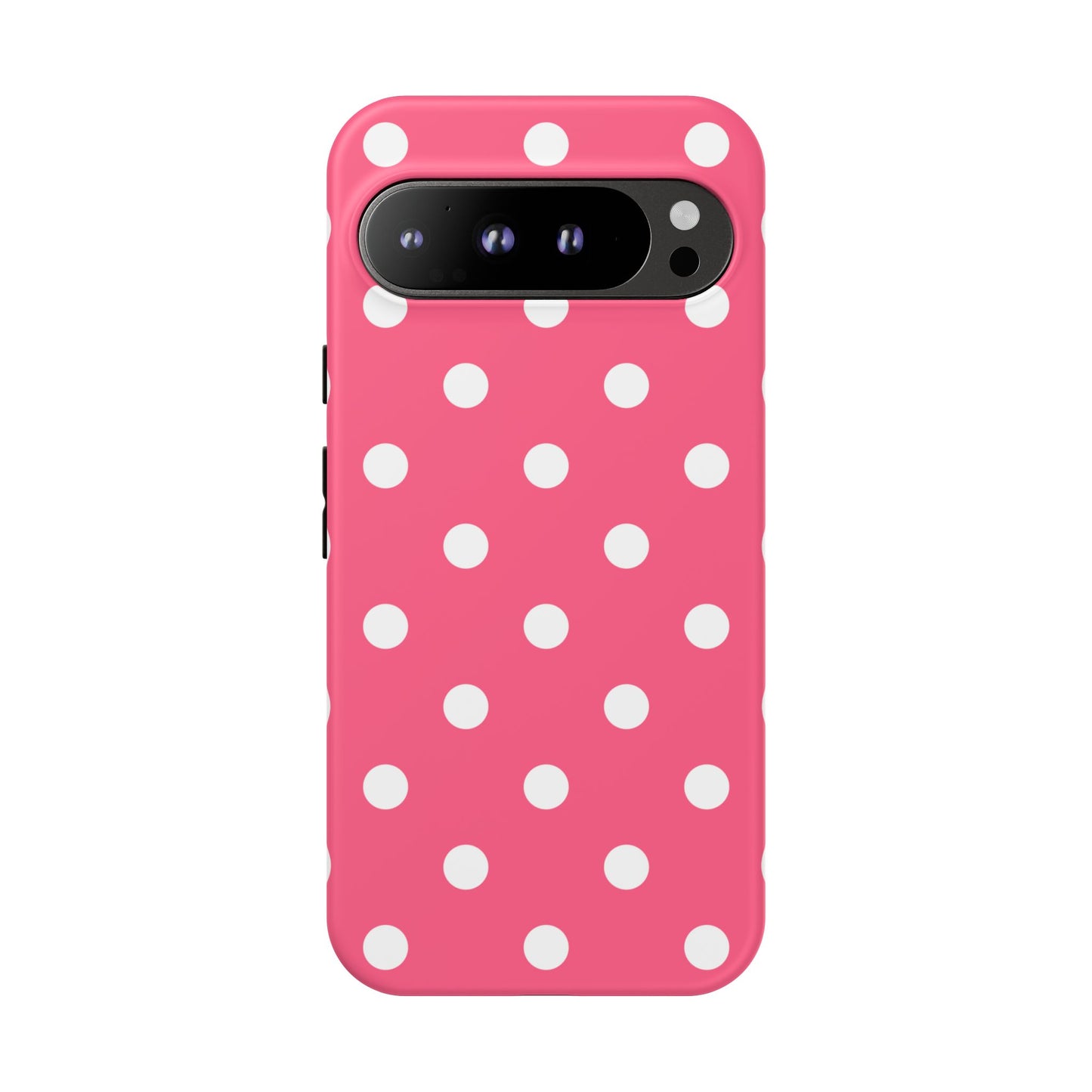 Bubblegum Pink Polka Dot Tough Phone Case
