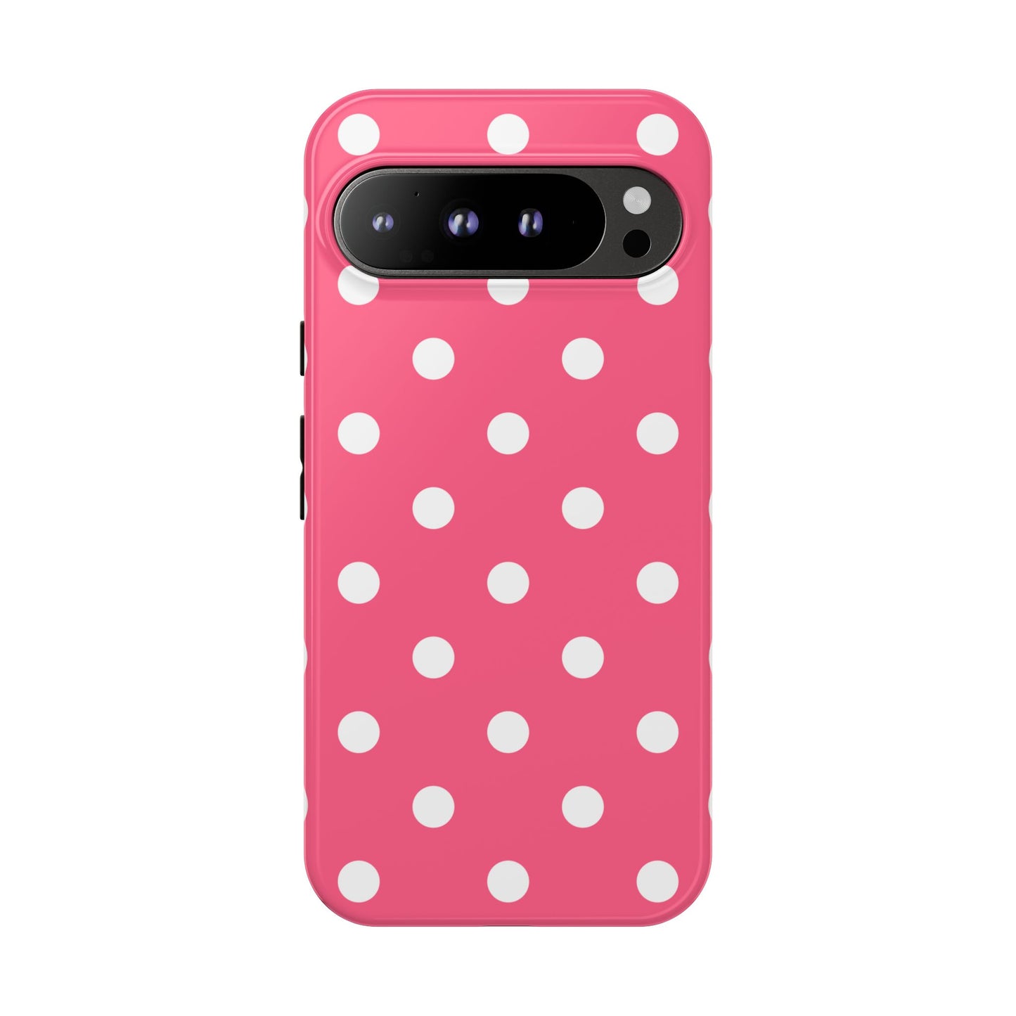 Bubblegum Pink Polka Dot Tough Phone Case