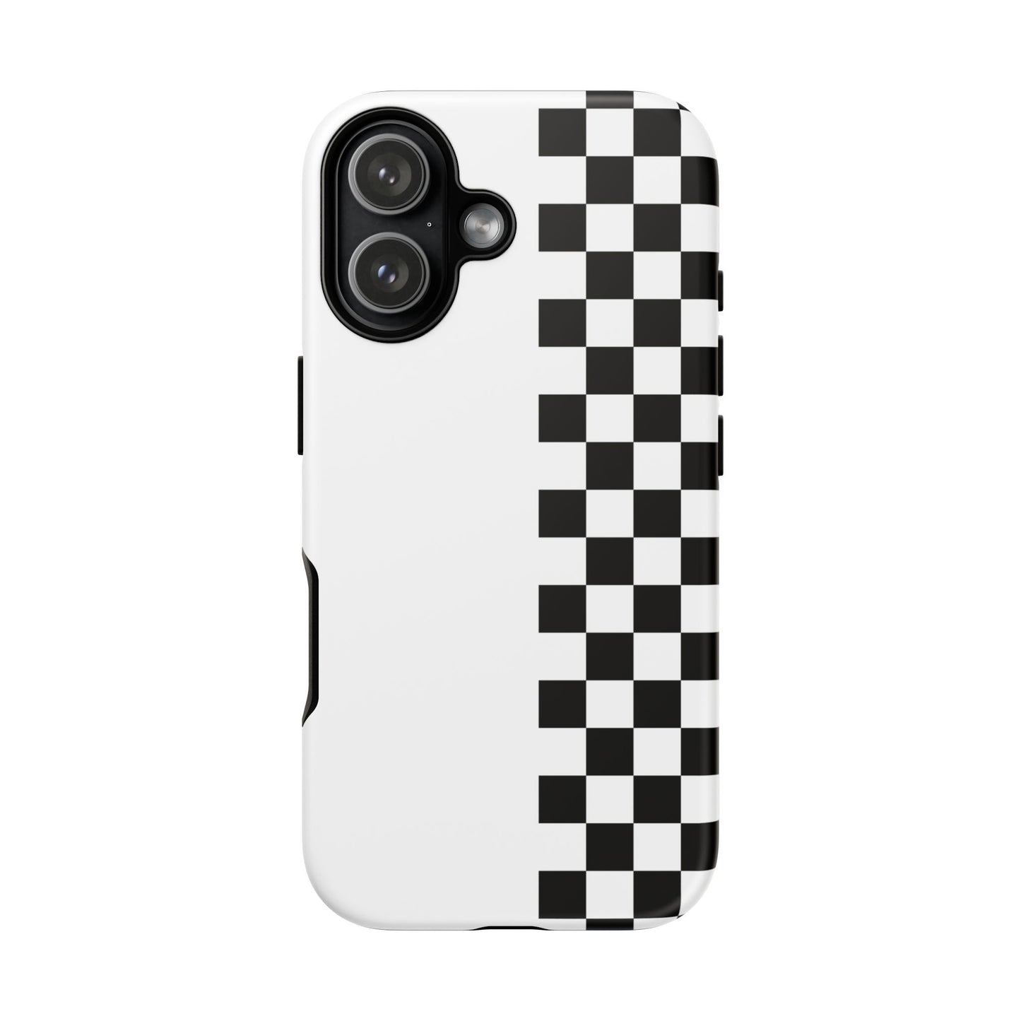 Checker Stripe Tough Phone Case