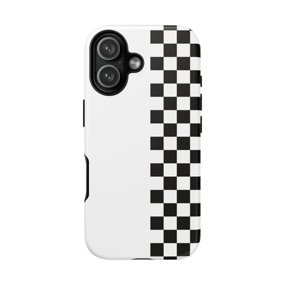 Checker Stripe Tough Phone Case