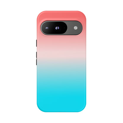 Pink Aqua Gradient Tough Phone Case