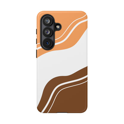 Caramel Cream Wave Tough Phone Case