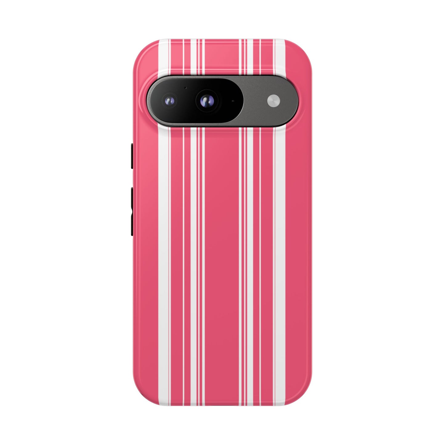 Pink Prep Stripe Tough Phone Case