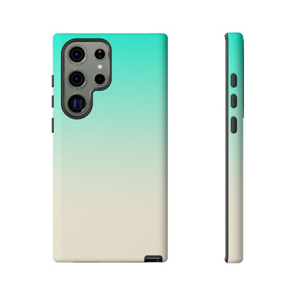 Aqua Cream Gradient Tough Phone Case
