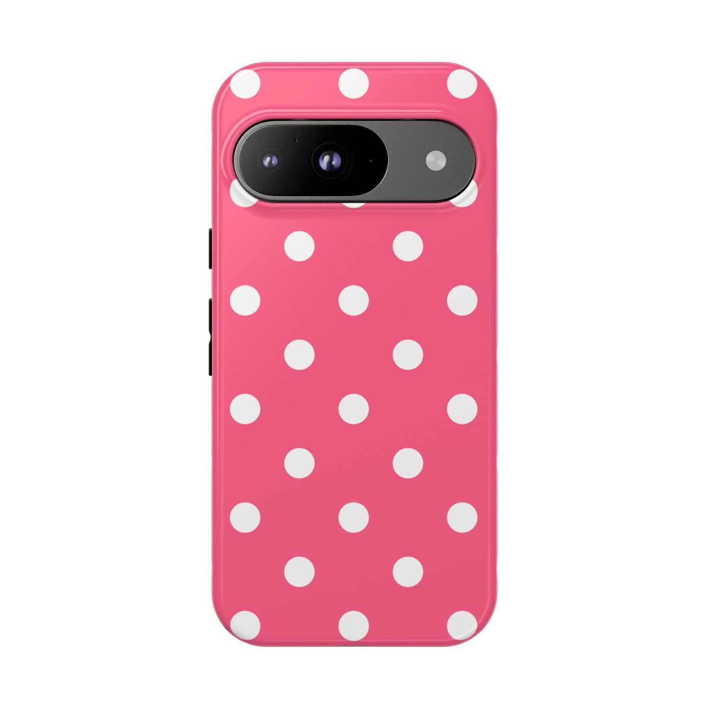 Bubblegum Pink Polka Dot Tough Phone Case