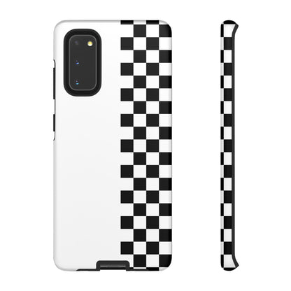 Checker Stripe Tough Phone Case