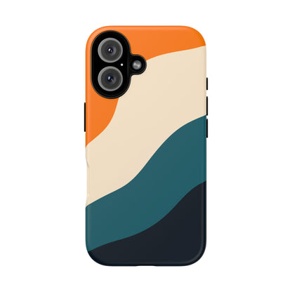 Blue Tide Wave Tough Phone Case