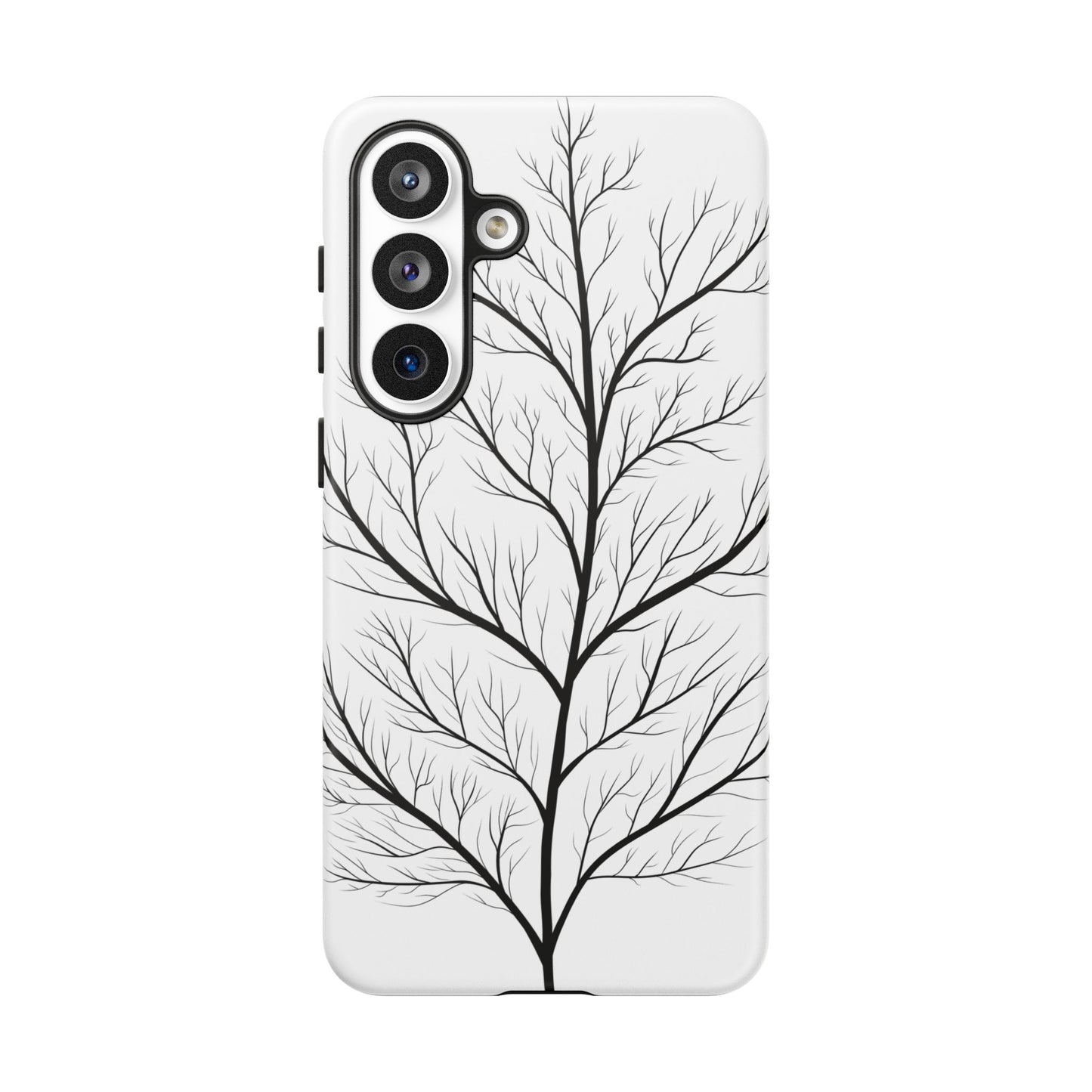 Black Branch Tree Tough Phone Case