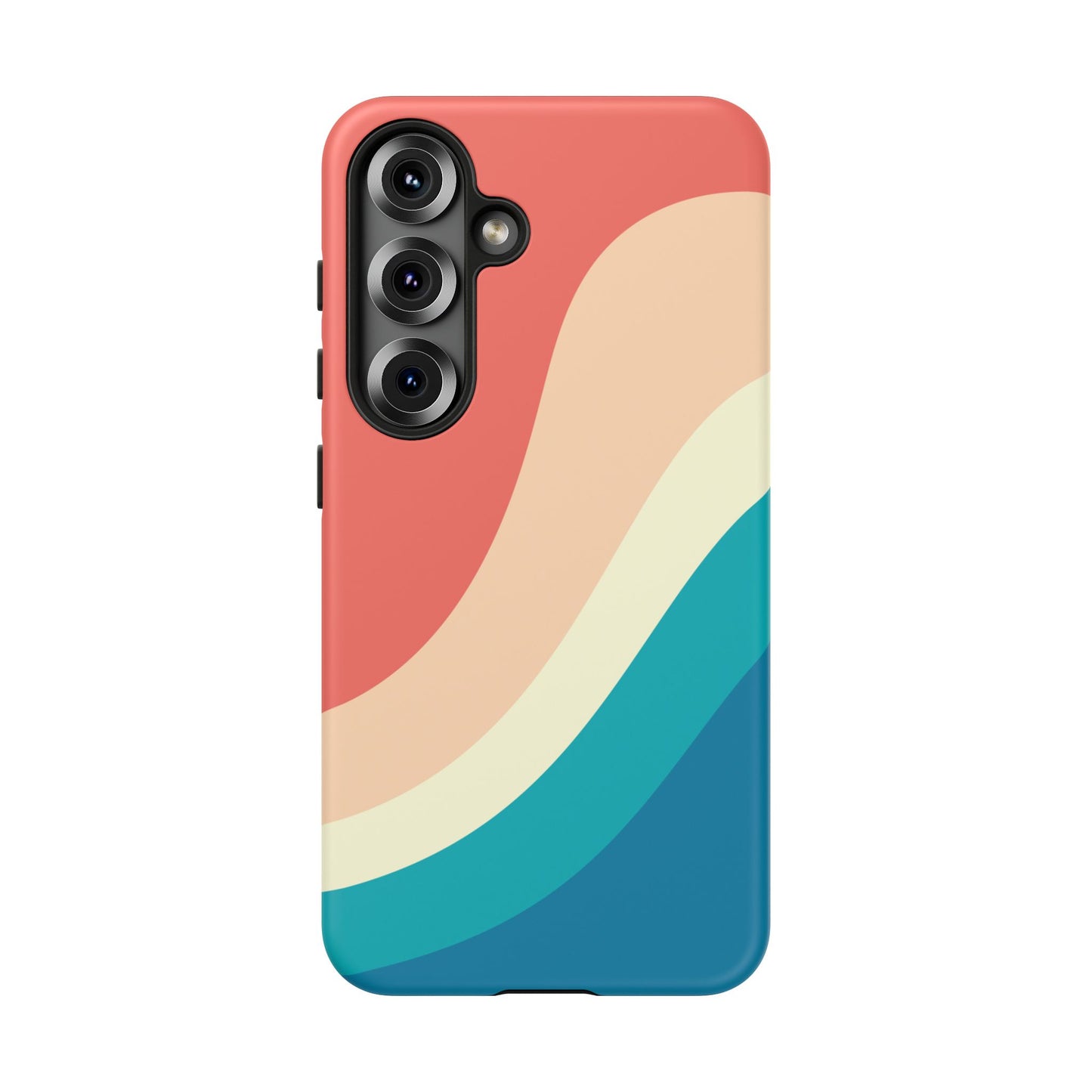 Retro Sunset Wave Tough Phone Case