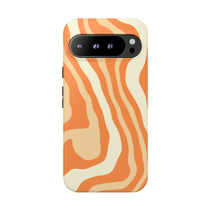 Peach Cream Swirl Tough Phone Case