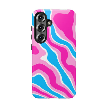 Candy Aqua Wave Tough Phone Case