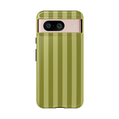 Olive Stripe Tough Phone Case