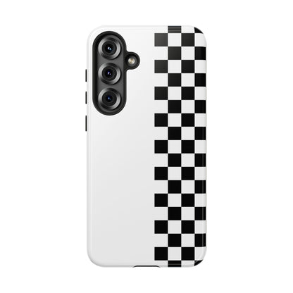 Checker Stripe Tough Phone Case