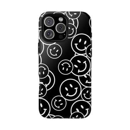 Happy Face Pattern Tough Phone Case