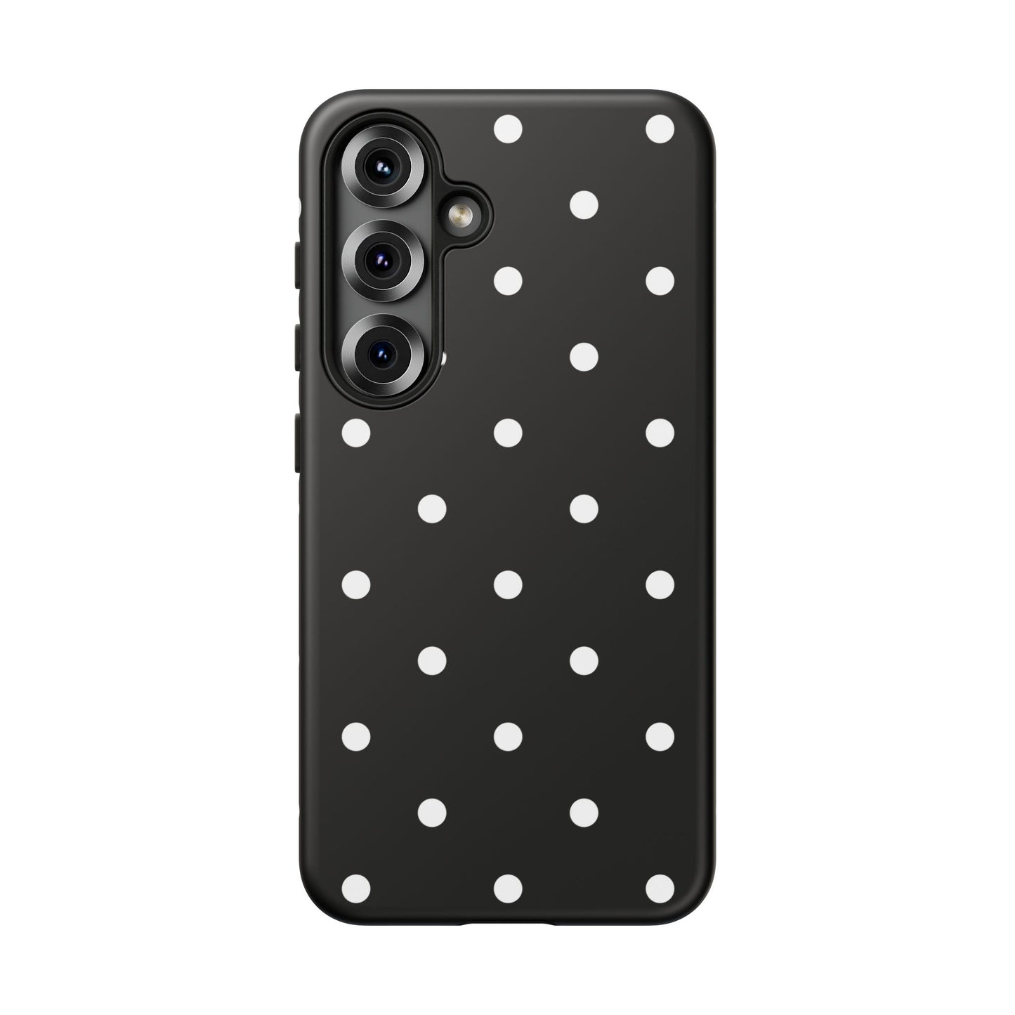 Black Polka Dot Tough Phone Case