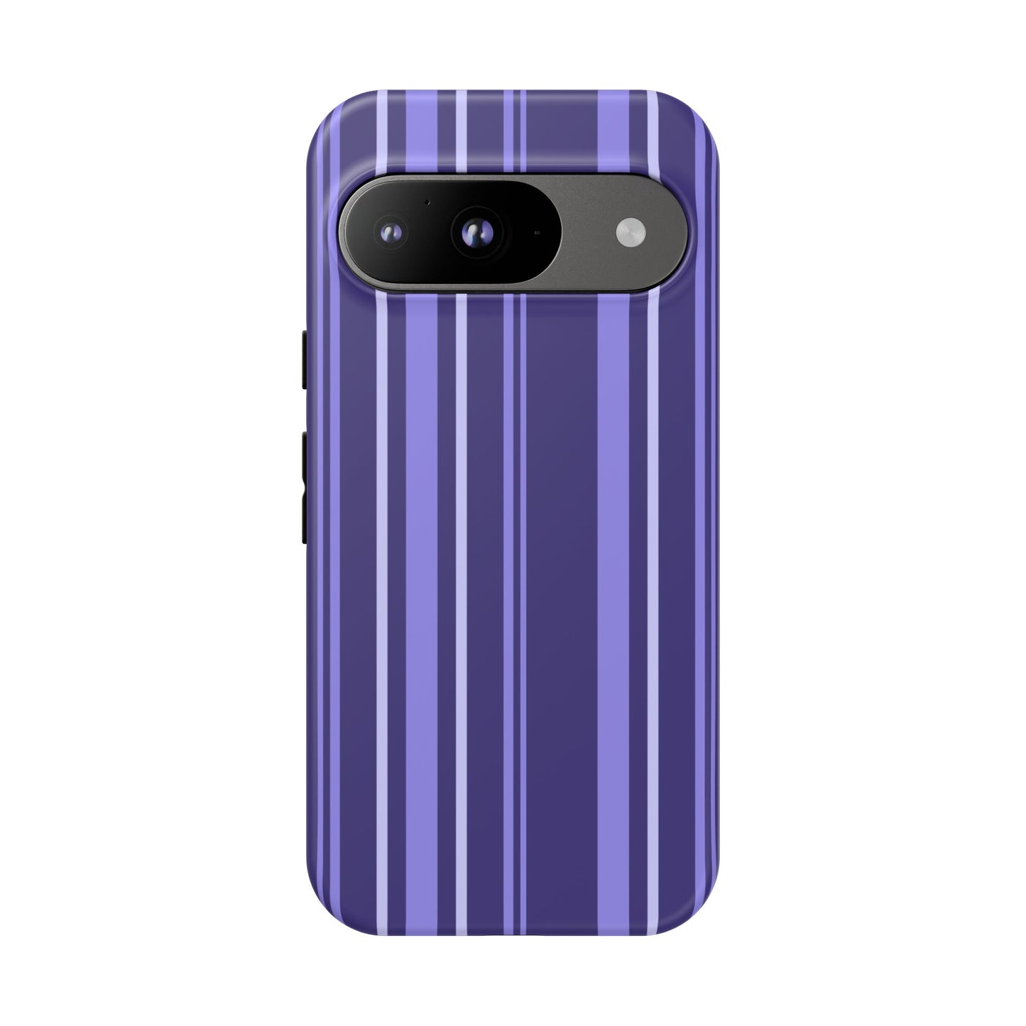 Berry Violet Stripe Tough Phone Case