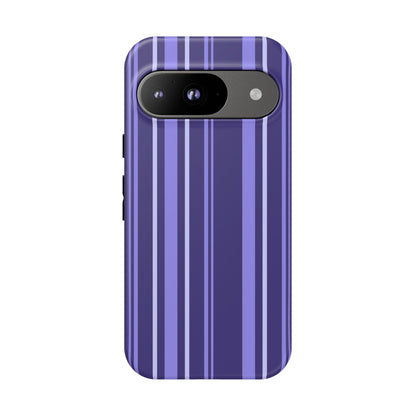 Berry Violet Stripe Tough Phone Case
