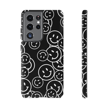 Happy Face Pattern Tough Phone Case