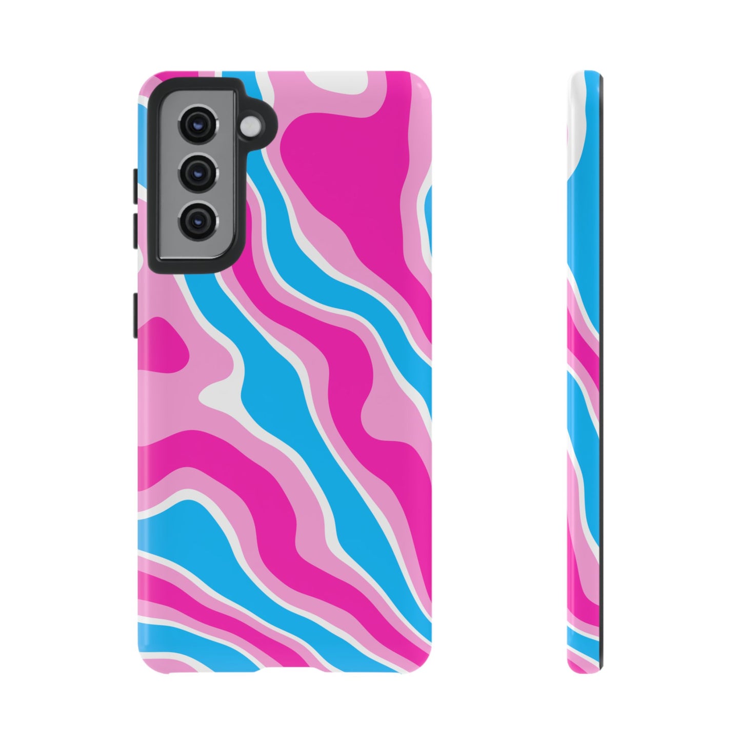 Candy Aqua Wave Tough Phone Case