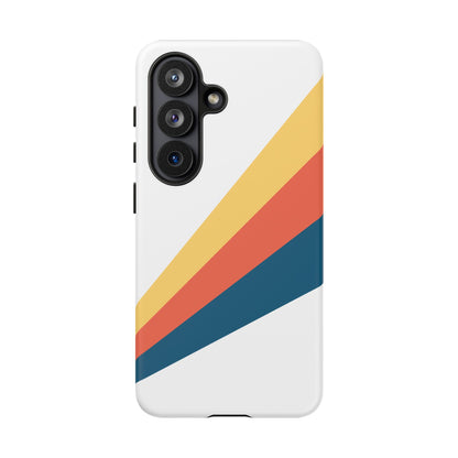 Diagonal Color Stripe Tough Phone Case