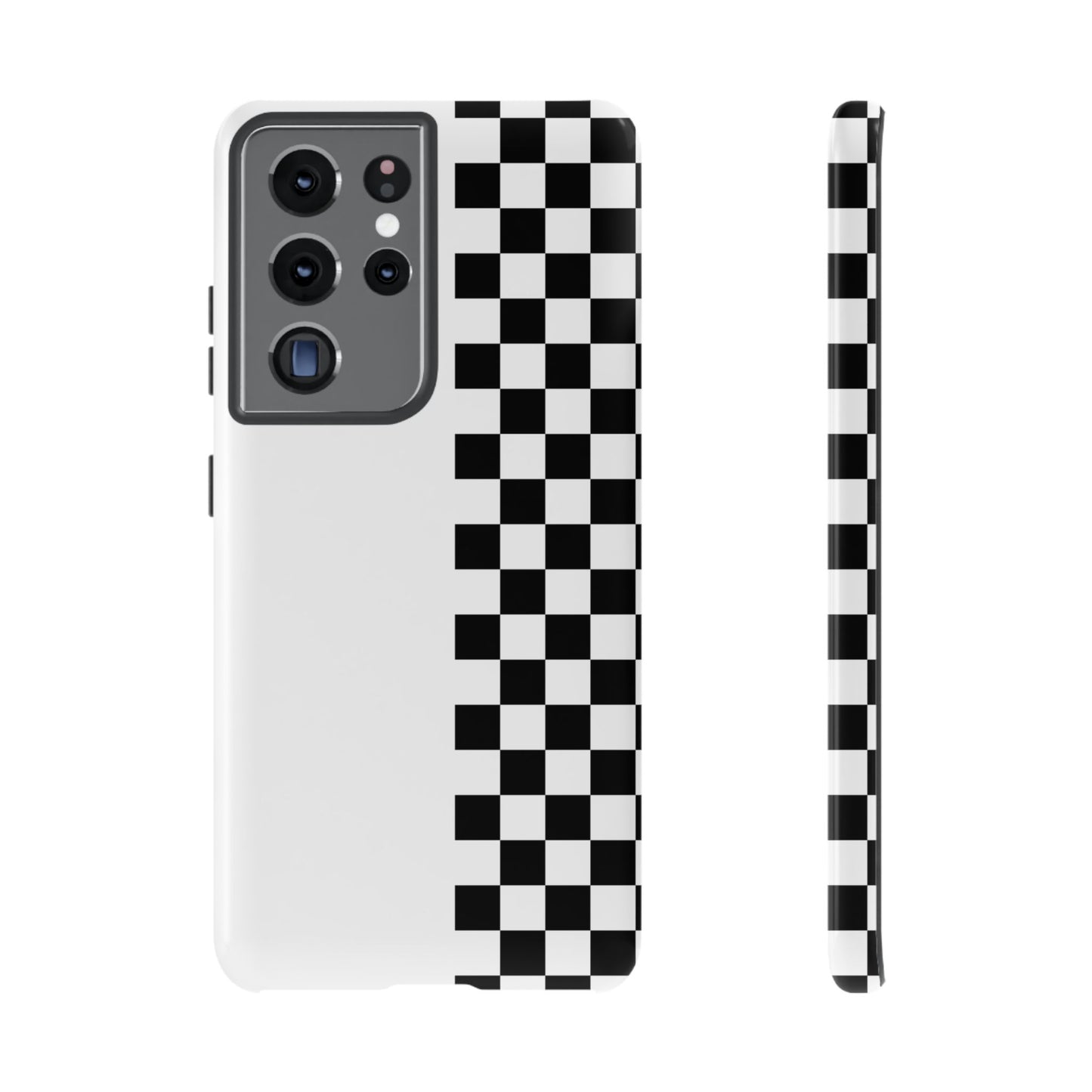 Checker Stripe Tough Phone Case