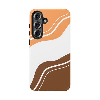 Caramel Cream Wave Tough Phone Case