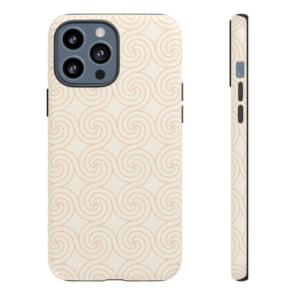 Soft Sand Spiral Tough Phone Case