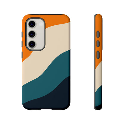 Blue Tide Wave Tough Phone Case
