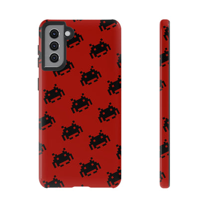 Red Pixel Alien Tough Phone Case