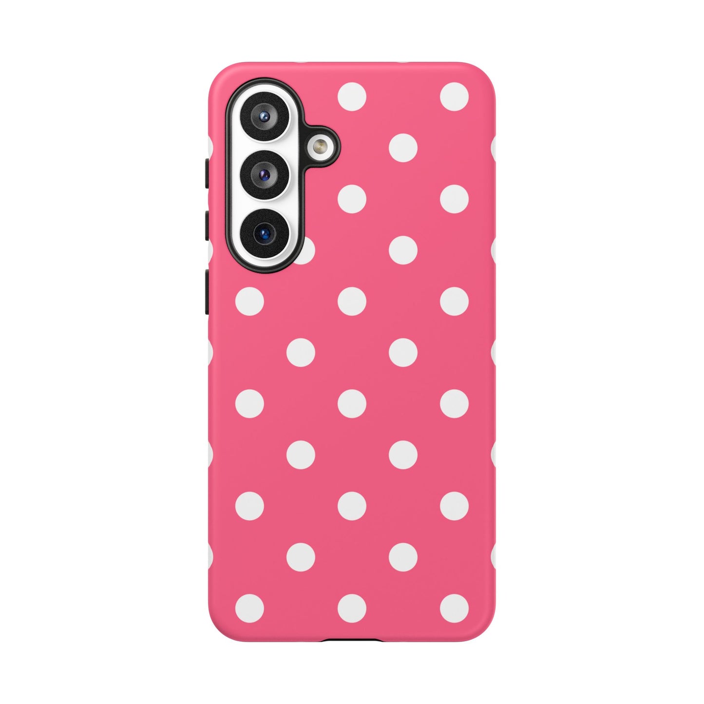 Bubblegum Pink Polka Dot Tough Phone Case