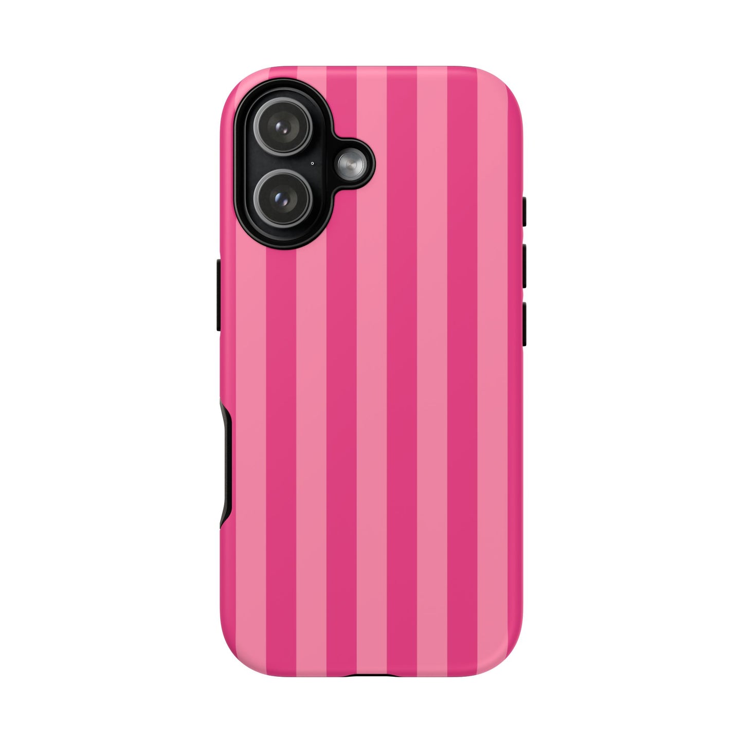 Pink Candy Stripe Tough Phone Case