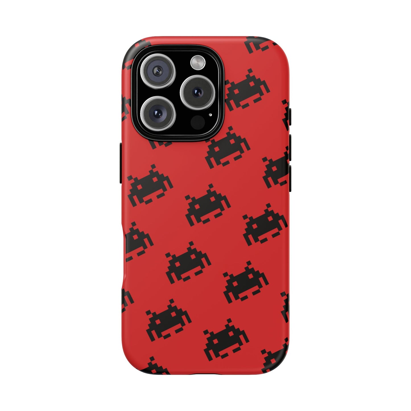 Red Pixel Alien Tough Phone Case